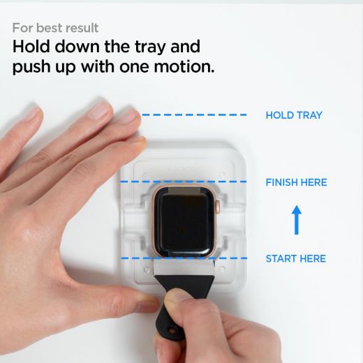 Защитное стекло Spigen Screen Protector ProFlex EZ Fit для Apple Watch Series 6/5/SE (40mm)