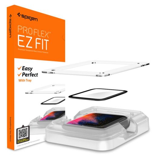 Защитное стекло Spigen Screen Protector ProFlex EZ Fit для Apple Watch Series 6/5/SE (44mm)