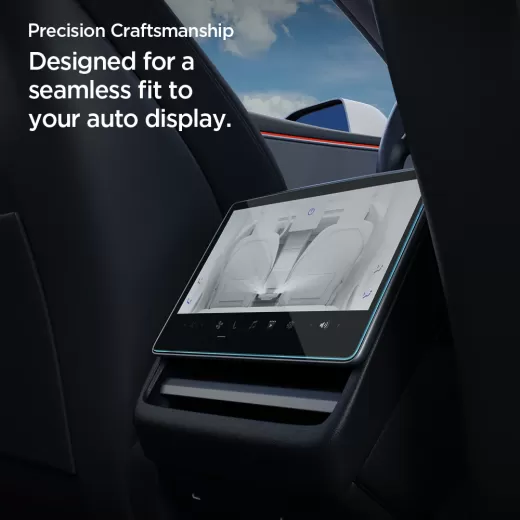 Захисне скло антиблік Spigen GLAS.tR SLIM | Anti-Glare (Rear) для Tesla Model 3 (2024-2025) (AGL07586)