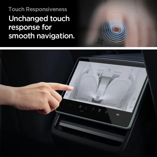 Захисне скло антиблік Spigen GLAS.tR SLIM | Anti-Glare (Rear) для Tesla Model 3 (2024-2025) (AGL07586)
