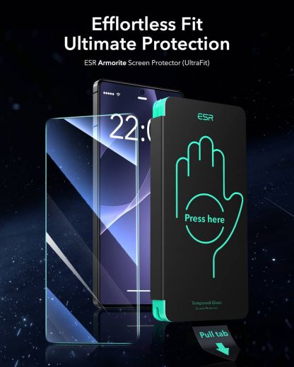 Защитное стекло ESR Tempered-Glass Screen Protector (2 шт.) для Samsung S25 Ultra (1D79600201)