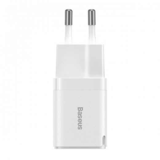 Зарядное устройство Baseus GaN3 Fast Charger 30W (1 Type-C) White (CCGN010102)