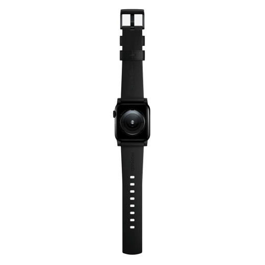 Кожаный ремешок Nomad Modern Slim Band Black Leather / Black Hardware для Apple Watch 41mm | 40mm