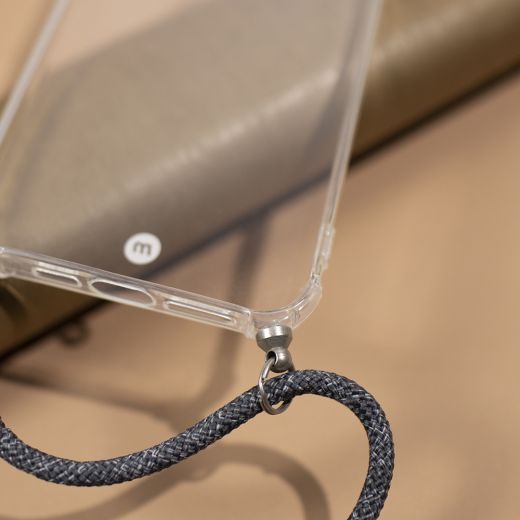 Чехол с шнурком Momax Crossbody TPU Strap Case | ECOStrap Case Transparent для iPhone 13 Pro Max