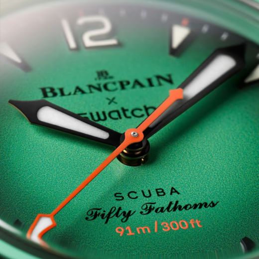 Часы Blancpain X Swatch Bioceramic Scuba Fifty Fathoms Indian Ocean