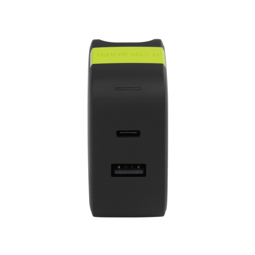 Мережевий зарядний пристрій InfinityLab InstantCharger 65W 2 USB Black