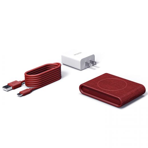 Бездротова зарядка iOttie iON Wireless Fast Charging Pad Mini Red (CHWRIO103RD)