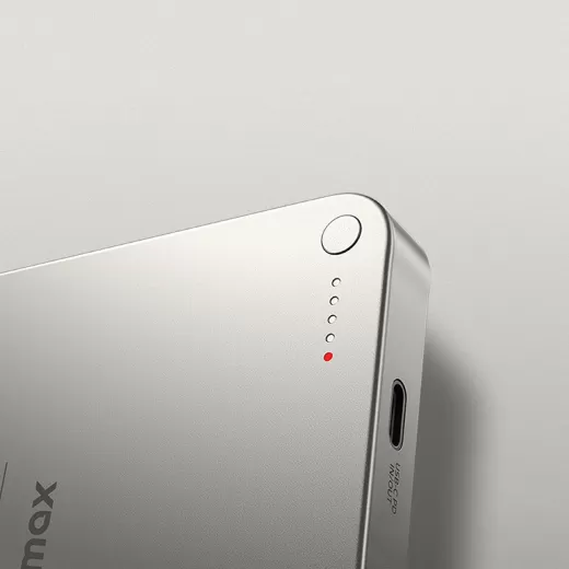 Повербанк Momax Q.Mag X1 Magnetic Wireless Power Bank 10000mAh Gen 2 Sandstone
