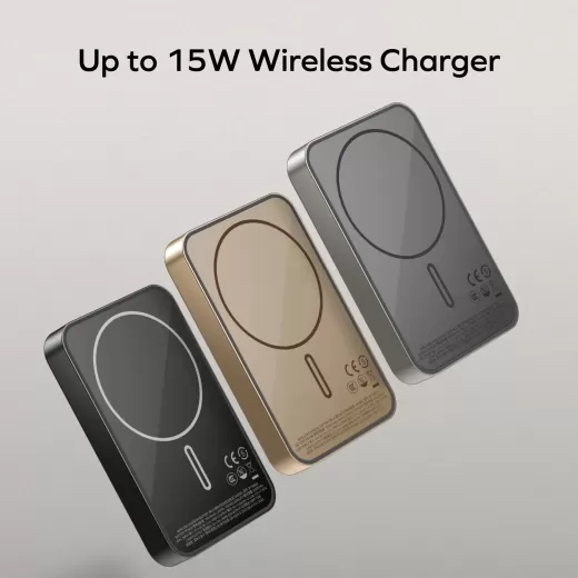 Повербанк Momax Q.Mag X1 Qi2 Magnetic Wireless Power Bank 10000mAh Gen 2 Black