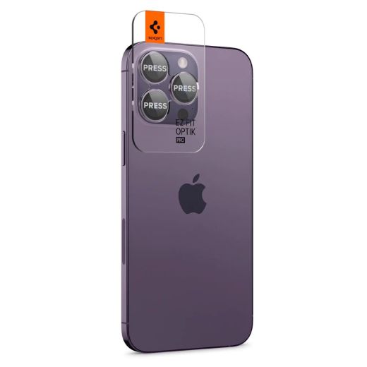 Защитное стекло для камеры Spigen Optik Pro Lens Protector Deep Purple для iPhone 15 Pro | iPhone 15 Pro Max | iPhone 14 Pro | 14 Pro Max (AGL05597)