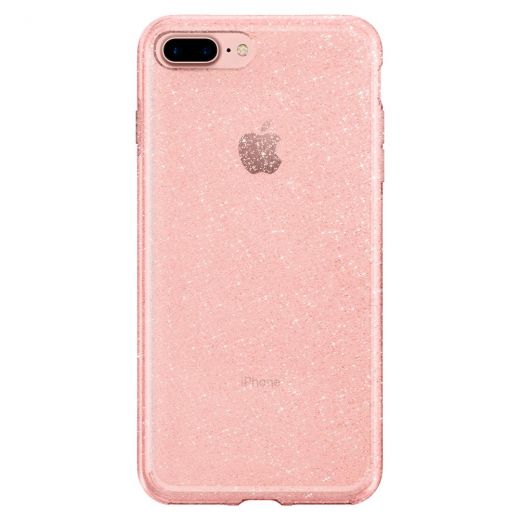 Чехол Spigen Liquid Crystal Glitter Rose Quartz для iPhone 8 Plus/7 Plus