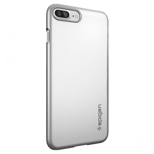 Чехол Spigen Thin Fit Satin Silver для iPhone 7 Plus/8 Plus