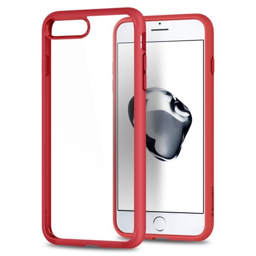 Чохол Spigen Ultra Hybrid 2 Red для iPhone 7 Plus/8 Plus