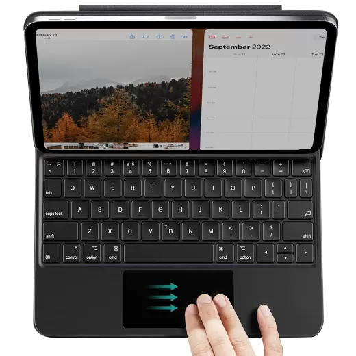 Чохол-клавіатура ESR Rebound Magnetic Keyboard Case Black для iPad 10.9" (10-е покоління) 2022