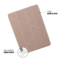 Чохол-підставка Pipetto Origami No1 Original Case Rose Gold для iPad Air 11” M3 | M2 (2025 | 2024) | Air 10.9" 4 | 5 M1 (2020 | 2022)