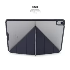 Чохол-підставка Pipetto Origami No1 Original Case Dark Blue для iPad Air 11” M3 | M2 (2025 | 2024) | Air 10.9" 4 | 5 M1 (2020 | 2022)