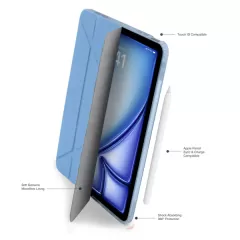 Чохол-підставка Pipetto Origami No1 Original Case Light Blue для iPad Air 11” M3 | M2 (2025 | 2024) | Air 10.9" 4 | 5 M1 (2020 | 2022)