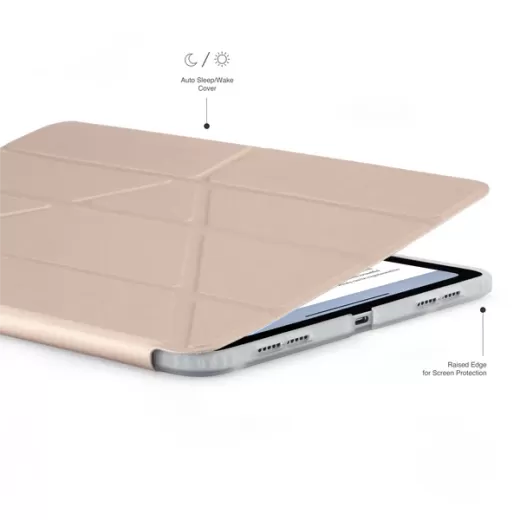 Чехол-подставка Pipetto Origami No1 Original Case Metallic Pink для iPad Air 11” M3 | M2 (2025 | 2024) | Air 10.9" 4 | 5 M1 (2020 | 2022)