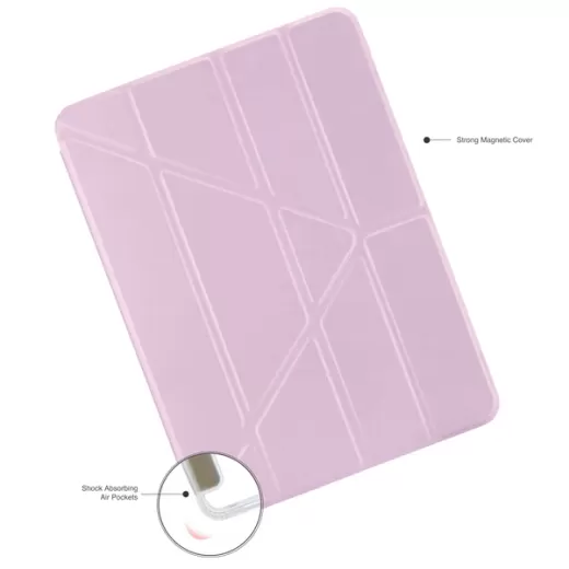Чохол-підставка Pipetto Origami No1 Original Case Metallic Purple для iPad Air 11” M3 | M2 (2025 | 2024) | Air 10.9" 4 | 5 M1 (2020 | 2022)