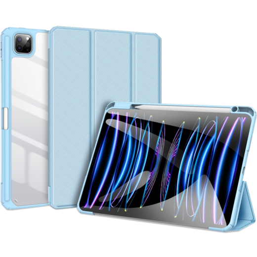 Чехол-подставка Dux Ducis Toby Series Antiskid Leather Tablet Case Blue для iPad Pro 11" (2024) (SS-EDA006475602B)