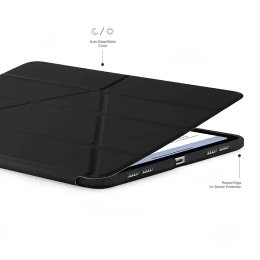 Чехол-подставка Pipetto Origami No1 Original Case Black для iPad Pro 13" (2024)