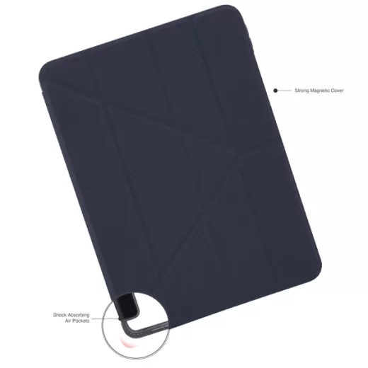 Чехол-подставка Pipetto Origami No1 Original Case Dark Blue для iPad Pro 13" (2024)