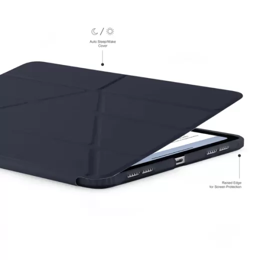 Чехол-подставка Pipetto Origami No1 Original Case Dark Blue для iPad Pro 11" (2024)