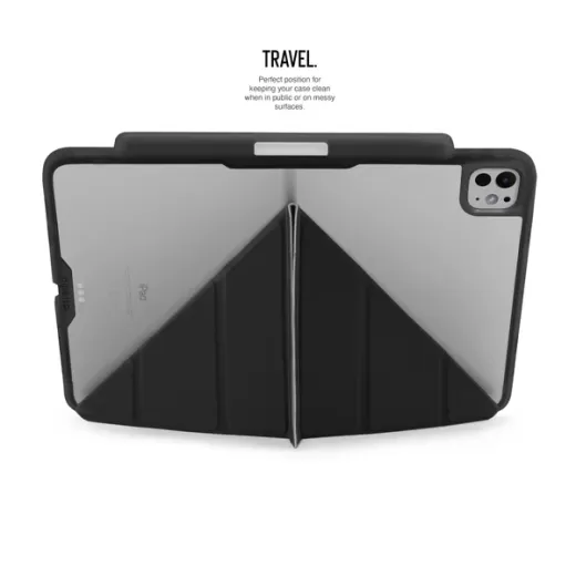 Чехол-подставка Pipetto Origami No3 Pencil Case Black для iPad Pro 13" (2024)