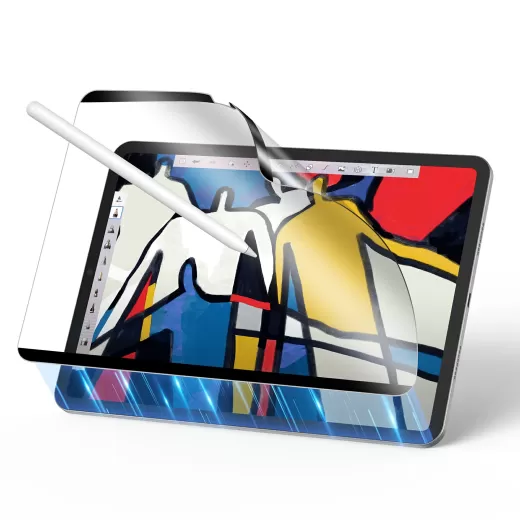 Защитная пленка с эффектом бумаги ESR Paper-Feel Magnetic Screen Protector для iPad Air 11" (2024)