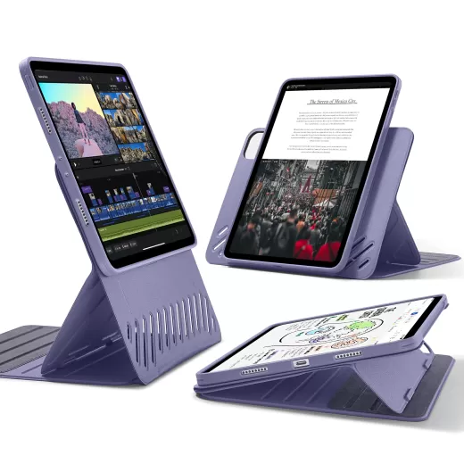 Чехол ESR Shift Magnetic Purple для iPad Air 13” M2 (2024)