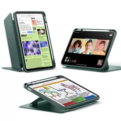 Чехол ESR Flip Magnetic Case with Pencil Holder Green для iPad 11'' (2025) | iPad 10.9 (2022)