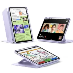 Чехол ESR Flip Magnetic Case with Pencil Holder Light Purple для iPad 11'' (2025) | iPad 10.9 (2022)