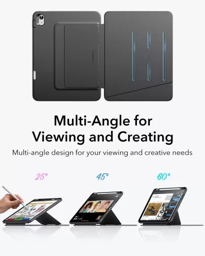 Чехол ESR Flip Magnetic Case with Pencil Holder Starlight для iPad Air 11” M2 | M3 (2024 | 2025)