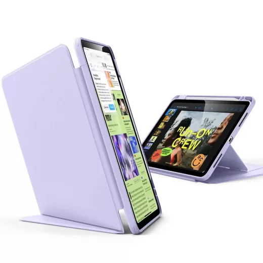 Чехол ESR Flip Magnetic Case with Pencil Holder Light Purple для iPad Air 11” M2 | M3 (2024 | 2025) (1B21400303)