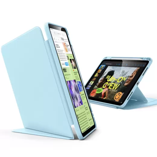 Чехол ESR Flip Magnetic Case with Pencil Holder Sky Blue для iPad Air 11” M2 | M3 (2024 | 2025) (1B21400203)