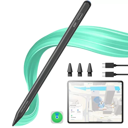 Стилус ESR Geo Digital Pencil Black со встроенным Find My