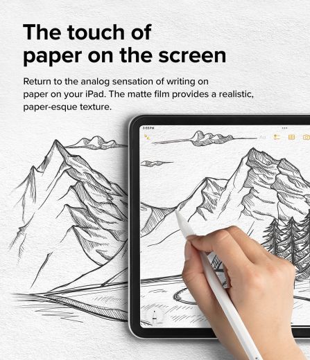Захисна плівка для малювання Ringke Screen Protector | Paper Touch Film Hard 2 шт. для iPad Air 11" (2024)