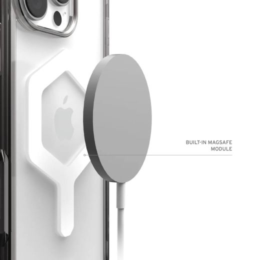 Противоударный чехол UAG Plyo Magsafe Ash/White для iPhone 16 Pro Max (114481113141)