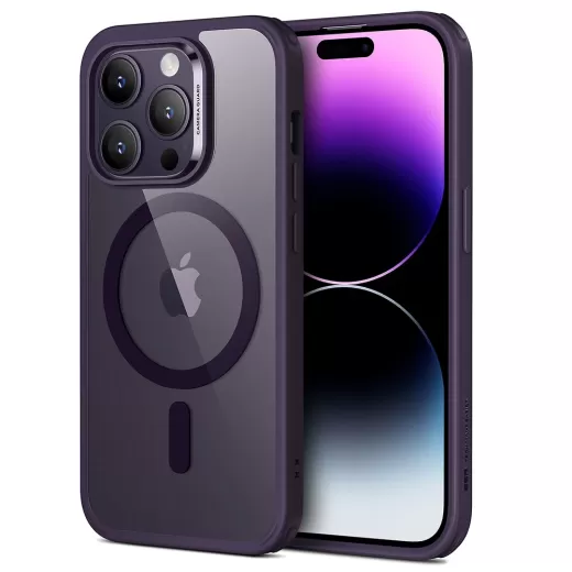 Чехол ESR Classic Hybrid Case with HaloLock Clear Purple для iPhone 14 Pro
