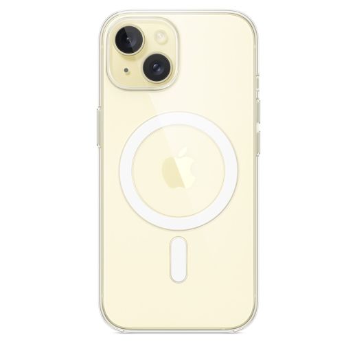  Оригінальний прозорий чохол Apple Clear Case with MagSafe для iPhone 15 (MT203)