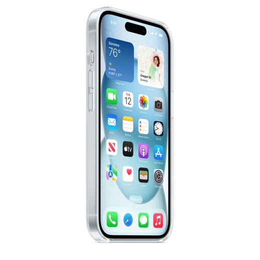 Оригинальный прозрачный чехол Apple Clear Case with MagSafe для iPhone 15 (MT203)