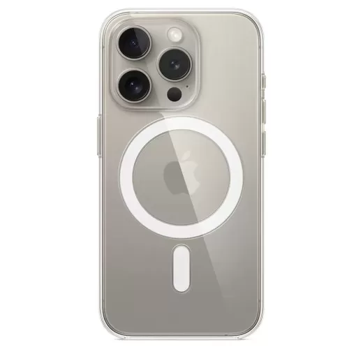 Прозрачный чехол CasePro Clear Case with MagSafe для iPhone 15 Pro