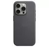 Оригінальний чохол Apple FineWoven Case with MagSafe Black для iPhone 15 Pro (MT4H3)