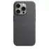 Оригинальный чехол Apple FineWoven Case with MagSafe Black для iPhone 15 Pro (MT4H3)