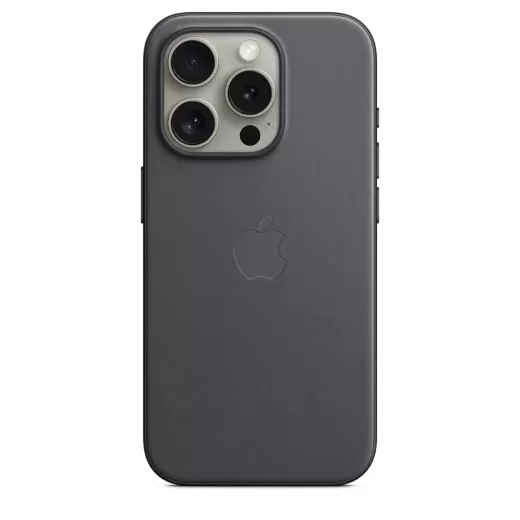 Чохол CasePro FineWoven Case with MagSafe Black для iPhone 15 Pro