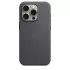 Чохол CasePro FineWoven Case with MagSafe Black для iPhone 15 Pro