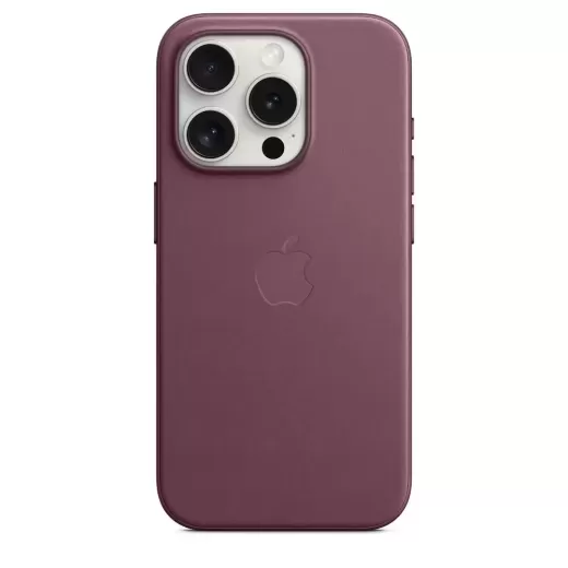 Чехол CasePro FineWoven Case with MagSafe Mulberry для iPhone 15 Pro