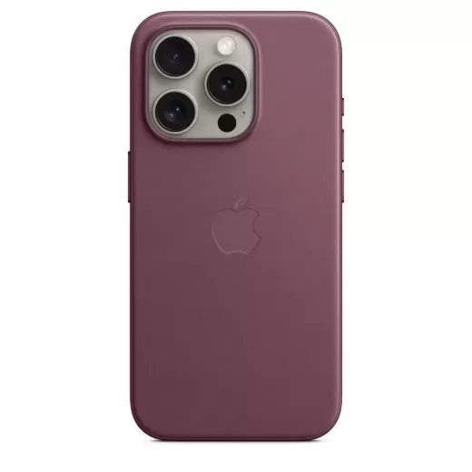 Чохол CasePro FineWoven Case with MagSafe Mulberry для iPhone 15 Pro