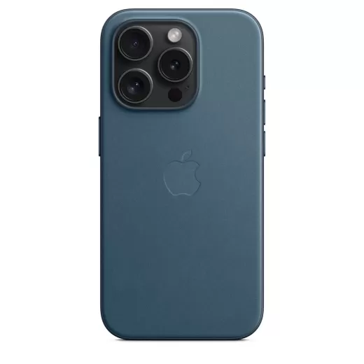 Оригинальный чехол Apple FineWoven Case with MagSafe Pacific Blue для iPhone 15 Pro (MT4Q3)