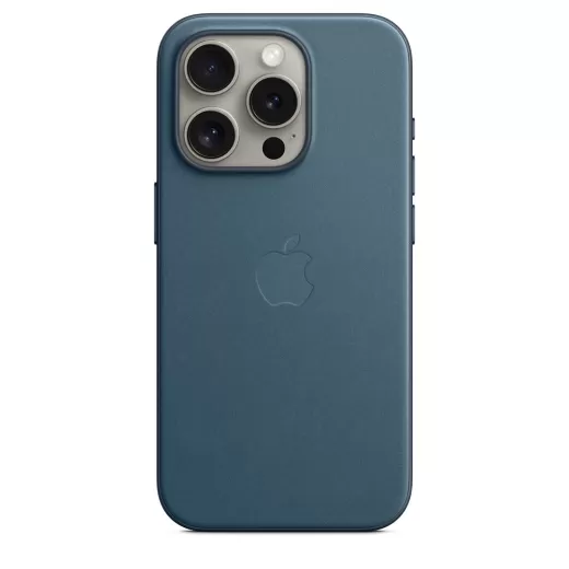 Оригінальний чохол Apple FineWoven Case with MagSafe Pacific Blue для iPhone 15 Pro (MT4Q3)